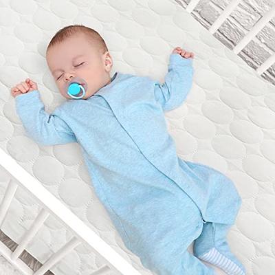  Yoofoss Waterproof Crib Mattress Protector, Quilted Fitted Crib  Mattress Pad, Ultra Soft Breathable Toddler Mattress Protector Baby Crib  Mattress Cover (52''x28'') : Baby