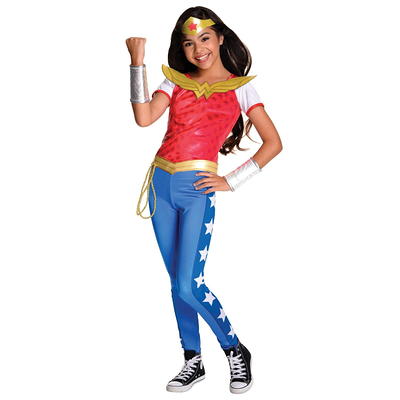 Girl's Deluxe Wonder Woman™ Costume - Small | Oriental Trading