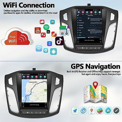 CAMECHO 2G 32G Android 11 Car Stereo 9.7 Inch Vertical Touchscreen