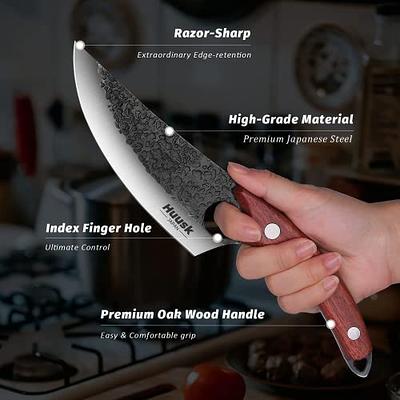 Huusk Knife Japan Kitchen Knife Forged Viking Boning Knife Butcher Chef  knife