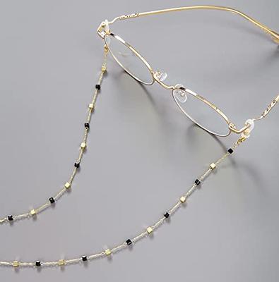 Eyeglass Chain Sunglasses Round Bead Glasses Chain Holder Eyewear Rope  Necklace