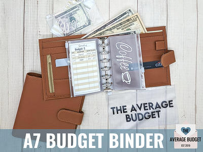 Luxe A6 Budget Binder Cash Stuffing Money Saving Envelopes 