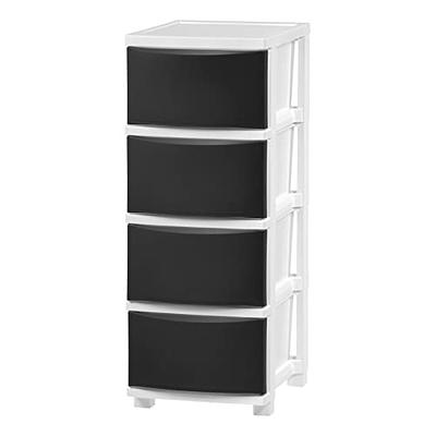 Iris Small 3 Drawers Desktop Storage, Black (150163)