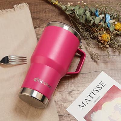 Vacuum Insulated Coffee Tea Travel Mug Sipper Lid Double Walled