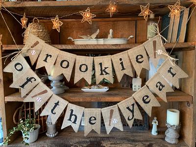 1st Birthday Party Decoration First Birthday Banner Rustic Happy