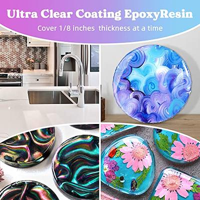 Crystal Clear Table Top Epoxy Resin 2 Gallon Kit, Great for Wood projects  Bar Tops River tables Tumblers Artist Quality