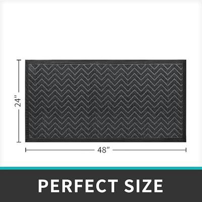 Outdoor Door Mat, 30'' x 17'' Silicone Scraper Front Door Mats