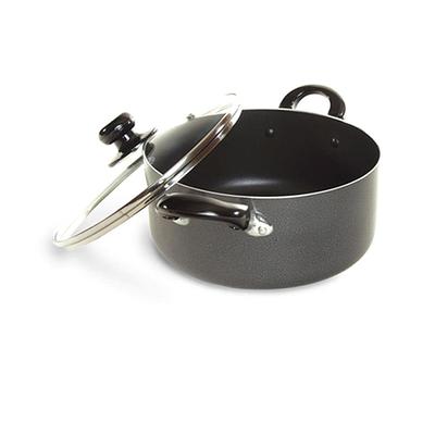 Better Chef 4 Qt. Aluminum Non Stick Dutch Oven Black - Office Depot