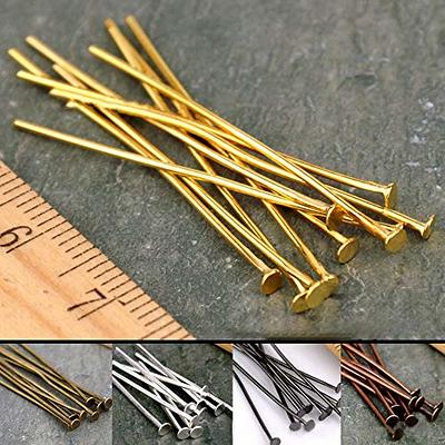 Rustark 2200pcs 4 Size 5 Colors Jewelry Head Pins Assortment Kit