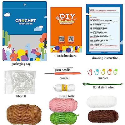  YarnArtistry Animal Crochet Kit for Beginners Adults