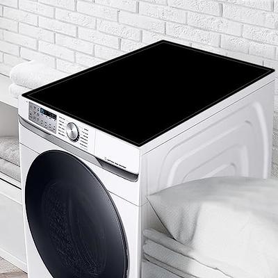 2PCS 23.6'' x 25.6'' Washer and Dryer Covers for the Top, Non-slip Dryer  Top Protector Mat, Dust-proof Washing Machine Cover, Diatomite Washer Dryer