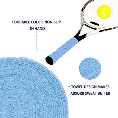 Anti Slip Absorbent Tennis Handle Racket Grip Wrap Tape, Badminton Racquet  Overgrip Replacement for Pickleball Paddle Handle, Rods (6 Grips)