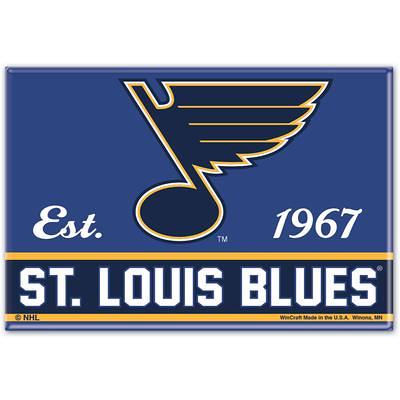 WinCraft NHL St Louis Blues Premium Metal Badge Reel : Sports & Outdoors 