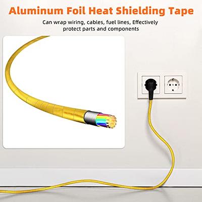 Zonon 2 Rolls Heat Shield Tape Cool Tapes Aluminum Foil Heat