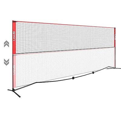 Portable Badminton Net Set with Storage Base, Rackets LED