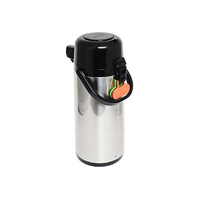 TrueCraftware 2.5 Liter/ 84 oz Stainless Steel Push Button Coffee Airpot  Glass Lined - Hot Beverage Coffee Chocolate Juice Tea Drinks Dispenser  Ideal for Large Crowds Perfect for Any Occasion - Yahoo Shopping