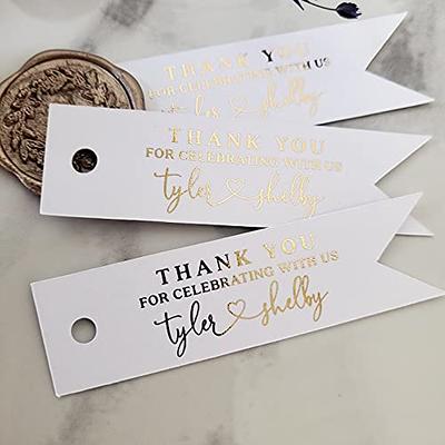 Pick Your Year-Birthday Favor Tags, Birthday Gift Gold Foil Print Thank You  Tags - Yahoo Shopping