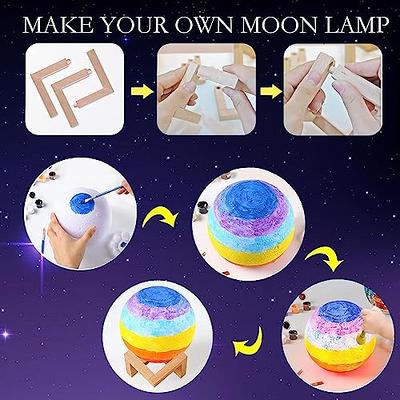 Paint Your Own Moon Lamp Kit, Arts and Crafts for Kids Ages 8-12, Crafts DIY