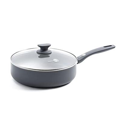 3.7QT CERAMIC PFAS-FREE NONSTICK SAUCE PAN WITH LID