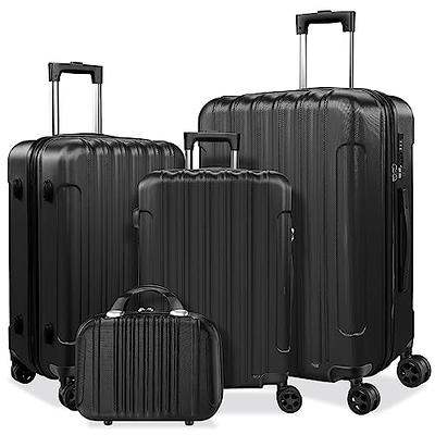 Travelhouse 3 Piece Luggage Set Hardshell Lightweight Suitcase with TSA Lock Spinner Wheels 20in24in28in.(Gray), Size: 20 24 28