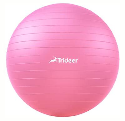 ProBody Pilates Ball Yoga Ball Exercise Ball, Balance Ball or Pregnancy Ball  for Stability, Yoga Ball Chair, Therapy Ball Workout Ball or Birthing Ball  for Pregnancy (Mist, 55 cm) - Yahoo Shopping