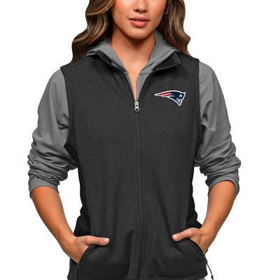 New York Jets Antigua Victory Full-Zip Hoodie - Charcoal