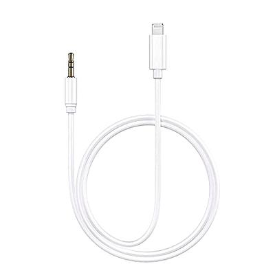 Aux Cord for iPhone 3.5mm Aux Cable for Car Compatible with iPhone  11/11Pro/XR/XS/XS Max/X/8/8 Plus/7 Plus, 3.5mm Male Stereo Audio Cable Car  Aux