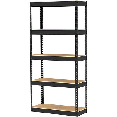 Gorilla Rack 48 x 24 x 72 5-Shelf Z-Beam Unit, Black