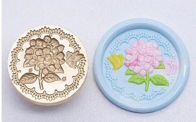 3D Hydrangea Wax Seal Stamp/Butterfly Sealing Kit /Garland Kit/Wax