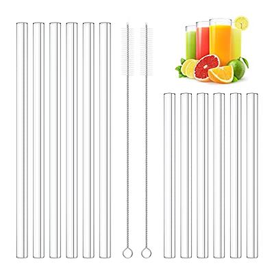 BilliGO 6 PCS Colored Wavy Glass Straw,7.87'' x 8mm High Borosilicate Cute  Reusable Glass Straws Shatter Resistant for Beverages,Coffee,Milk and Tea  Straws,6 Colors Straws Glass with 1 Cleaning Brush - Yahoo Shopping