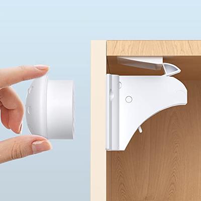 Buy Cabinet Locks Child Safety Latches - VMAISI 12 Pack Baby Proofing Cabinets  Drawer Lock with Adhesive Easy Installation - No Drilling or Extra Screws  Fixed (White) Online at desertcartINDIA