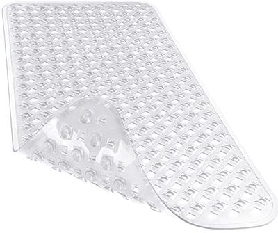 Yimobra Original Bathtub Mat Non Slip, Bath Mats for Tub, Shower Mat with  Drain Holes Suction Cups, Machine Washable, BPA, Latex,Phthalate Free, 34.5