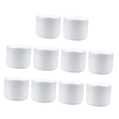 New Empty 5 Grams Acrylic Clear Round Jars - BPA Free Containers for Cosmetic, L