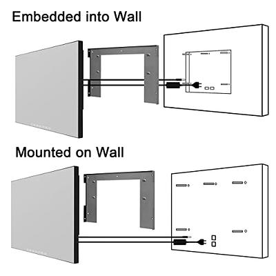 Soulaca 22 pulgadas Smart Color blanco Baño LED TV impermeable ATSC DTV  Wi-Fi incorporado Bluetooth Sistema Android Hotel SPA TV Modelo 2023