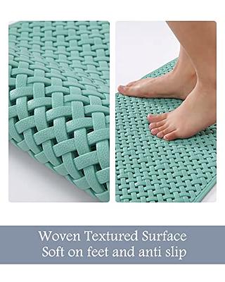 Non-slip Bath Mat with Suction Cup and Drain Hole, Soft Machine-washable  Shower Mat Non-slip Bath Mat Suitable for Children's