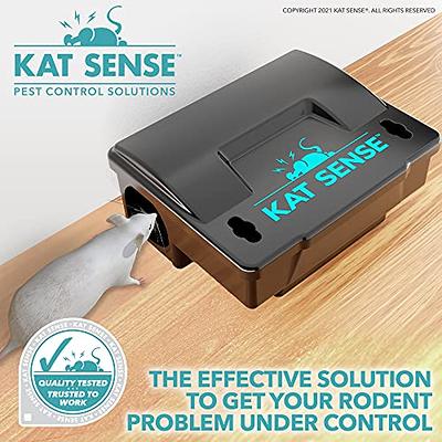 Kat Sense Rat Bait Station Traps, Reusable Humane Rodent Box