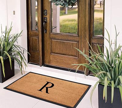 A1hc Welcome Markham Border Double Extra Large 30 in. x 48 in. Coir Door Mat