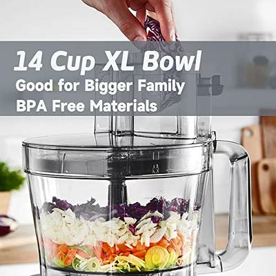 1.5L Manual Food Processor Multi-function Kitchen Gadget Meat Grinder  Vegetable Chopper Shredder Cutter Egg Blender