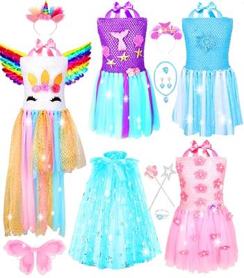 Kids Toys for Girls,Toddler Girl Toys Princess Dress Up Clothes for Little  Girls,Unicorns Gifts for Girls,Princess Shoes Costume Toys for 2 3 4 5 6 7