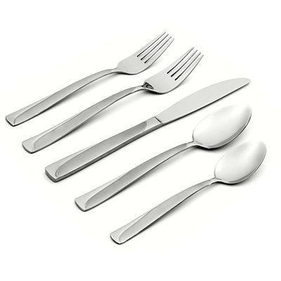 Cambridge Eliana Black Satin 12-pc. Flatware Set, Color: Black