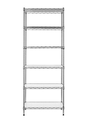 Finnhomy 8-Tier Wire Shelving Unit Adjustable Steel Wire Rack Shelving