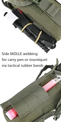 Tactical MOLLE First Aid Survival Premium Trauma Kit IFAK stop the bleed