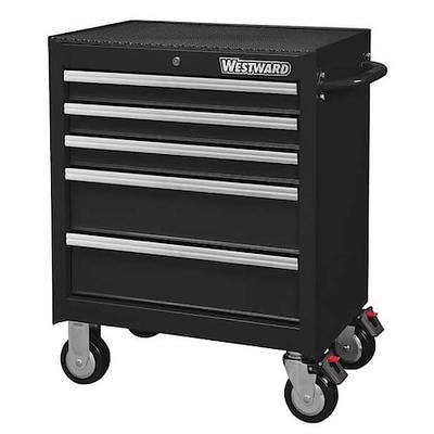 WESTWARD 32H889 26-11/16W Rolling Cabinet 7 Drawers, Black, 18D x 39-7/16H  - Yahoo Shopping