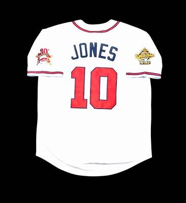 Chipper Jones Jersey Atlanta Braves 1995 World Series Throwback