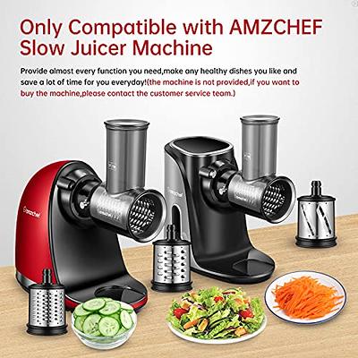  Homtone Food Processor 16 Cup, Vegetable Chopper Electric, Food  Processors for Shredding, Slicing, Doughing and Chopping, 6 Blades 8  Functions for Home Use, 2 Speed, 600W, Red: Home & Kitchen
