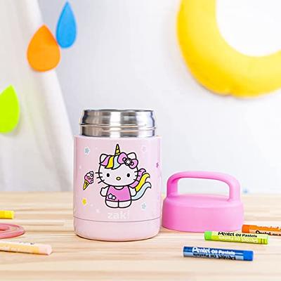 Zak Designs Hello Kitty Kids' Vacuum Insulated Stainless Steel Food Jar  with Carry Handle, Thermal Container for Travel Meals and Lunch On the Go  (12 oz, 18/8 SS) - Yahoo Shopping