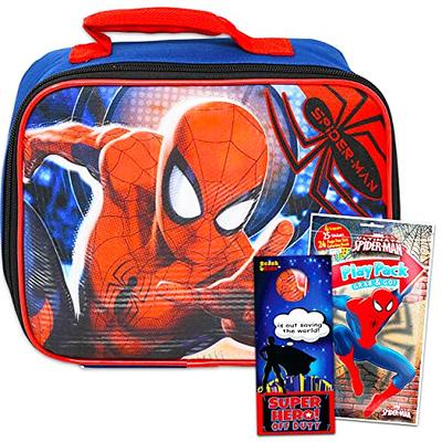 Spiderman Lunch Box Travel Activity with Spiderman Coloring Book and  Stickers for Boys Girls Kids - Yahoo Shopping