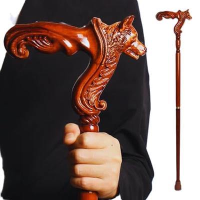  IMMMS Cane Walking Cane for Men and Women, Wooden Cane Walking  Stick- Premium Ebony Wood Canes Fashionable and Strong. (35 Inch) : Health  & Household