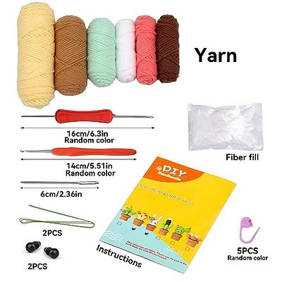 Cadeya Crochet Kit for Beginners, Crocheting Bags Kits with Step-By-Step  Video Tutorials, Knitting Starter Pack for Adults and Kids - Yahoo Shopping