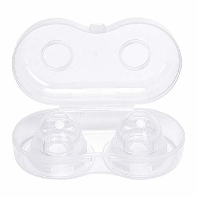 Loveishere Nippleshield Premium Contact Silicone Nipple Shields for Breastfeeding  Nursing Difficulties or Flat Inverted Nipples, with Carry Case 2 PC - Yahoo  Shopping